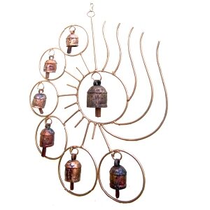 Hanging Copper Bells