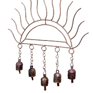 Hanging Copper Bells