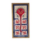 Handcrafted traditional lippan art, Ganesha Wall Hanging