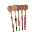 Handcrafted Wood Lacquer Kitchenware Set