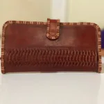Handcrafted  leather hand purse