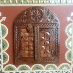 Traditional lippan art jharokha