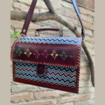 Classic Handcrafted Ash Brown Leather Handbag