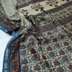 Kalamkari Chanderi Saree with blouse piece