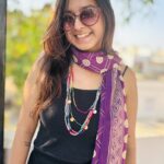 Violet Twilight Block Printed  Mul Cotton