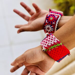 Kutchhi Embroidered Kadaa - Traditional bracelet